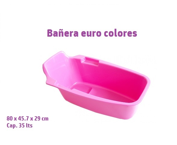 Bañera euro colores